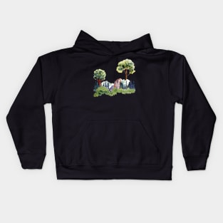 Forest Mountain Horizon Kids Hoodie